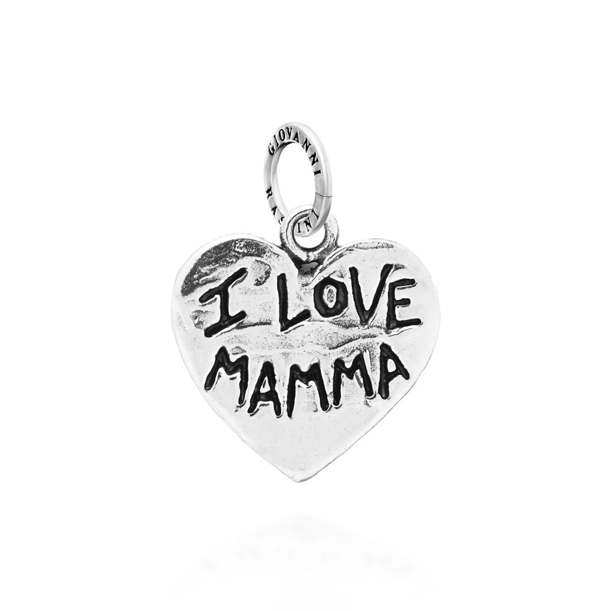 Charm Cuore "I Love Mamma" - Argento 925