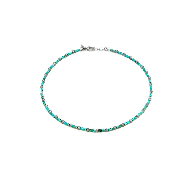 Collana Tango in Argento e Howlite-Girocolli-RASPINI-Gioielleria Granarelli