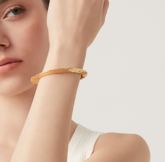 Bracciale bangle blade Dorato