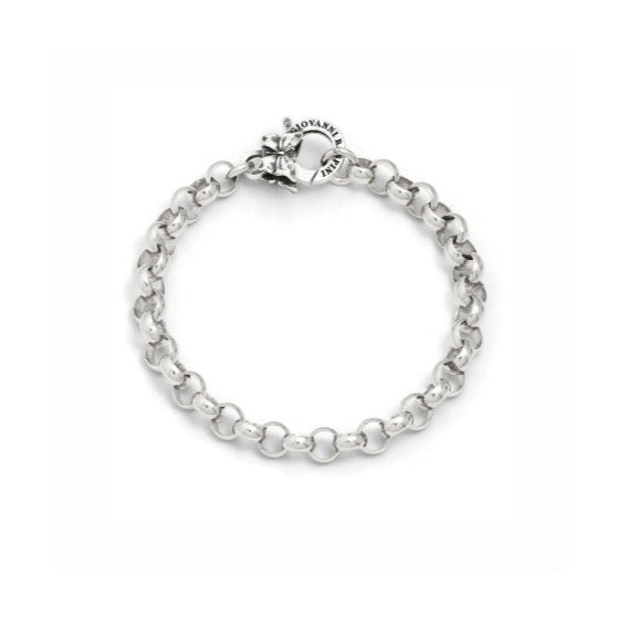 Bracciale Rolò Chiusura Farfalla cm. 20