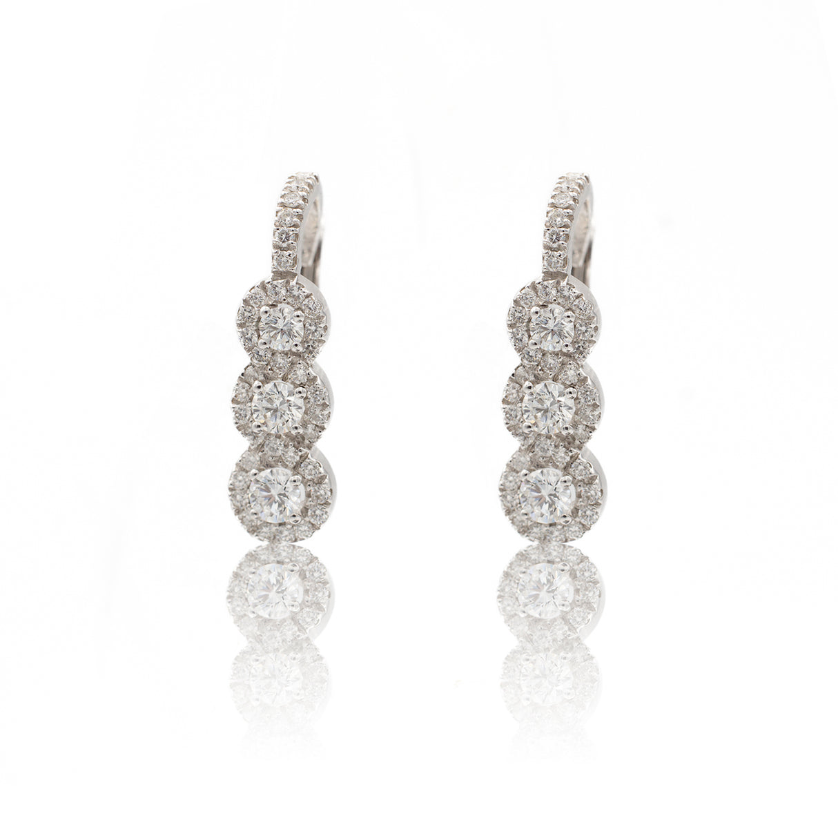 Orecchini Diamanti Semipendente