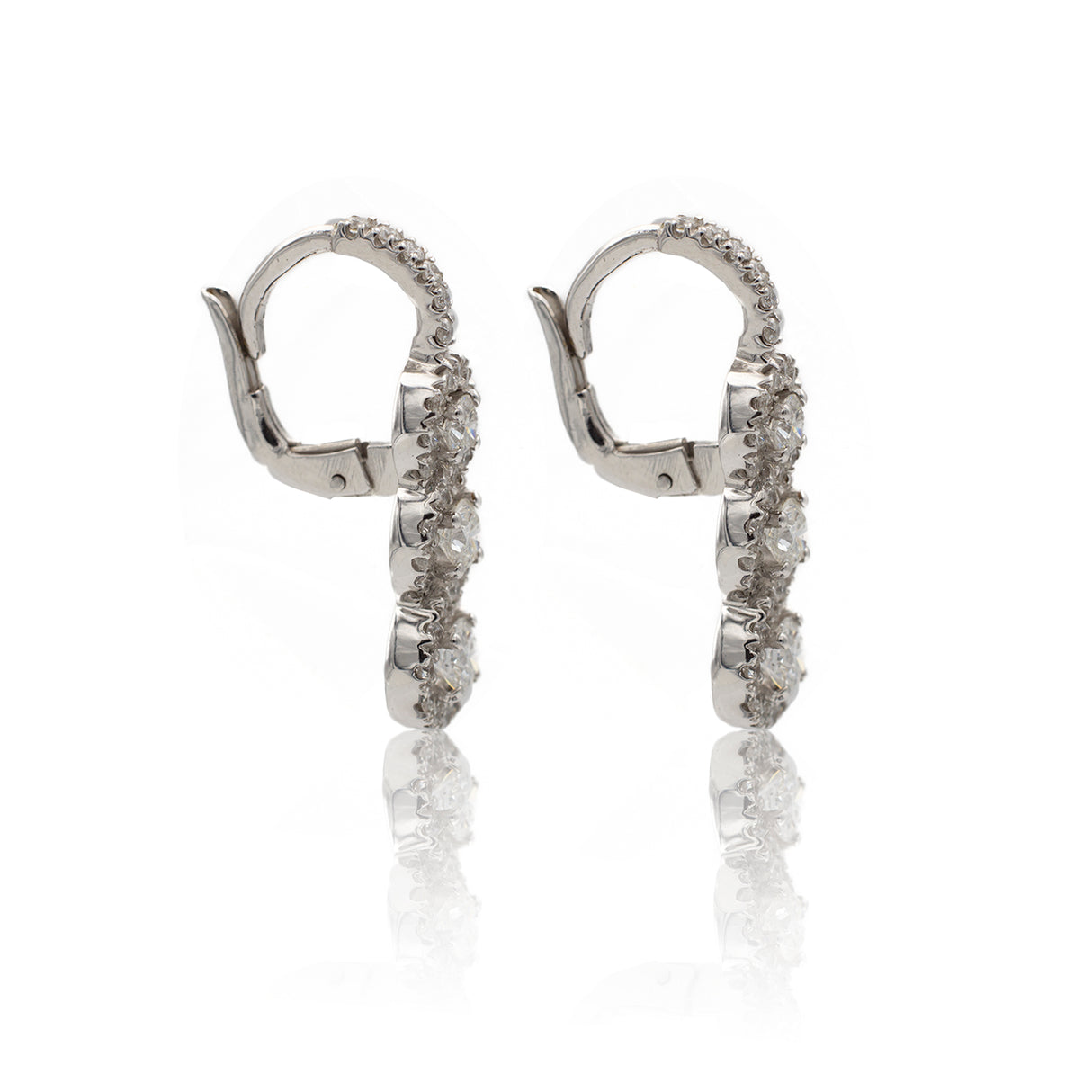 Orecchini Diamanti Semipendente