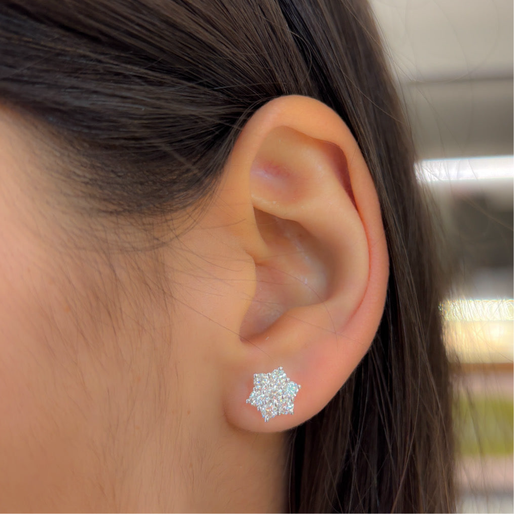 Pendientes de flores