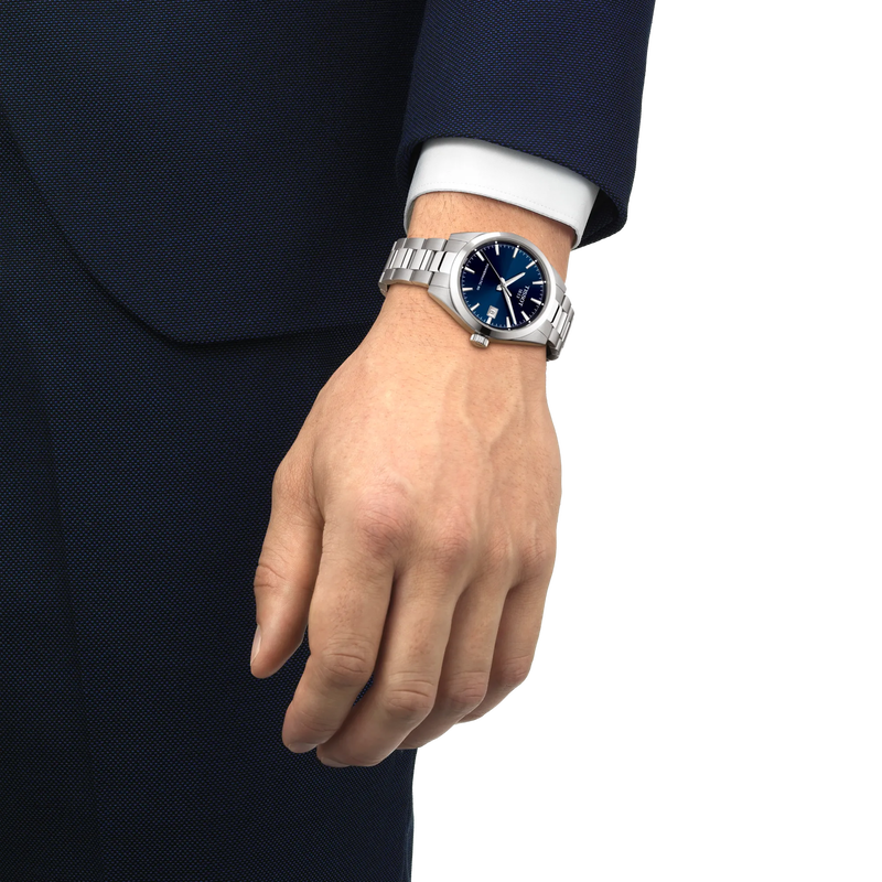 Gentleman Blu Acciaio 38mm