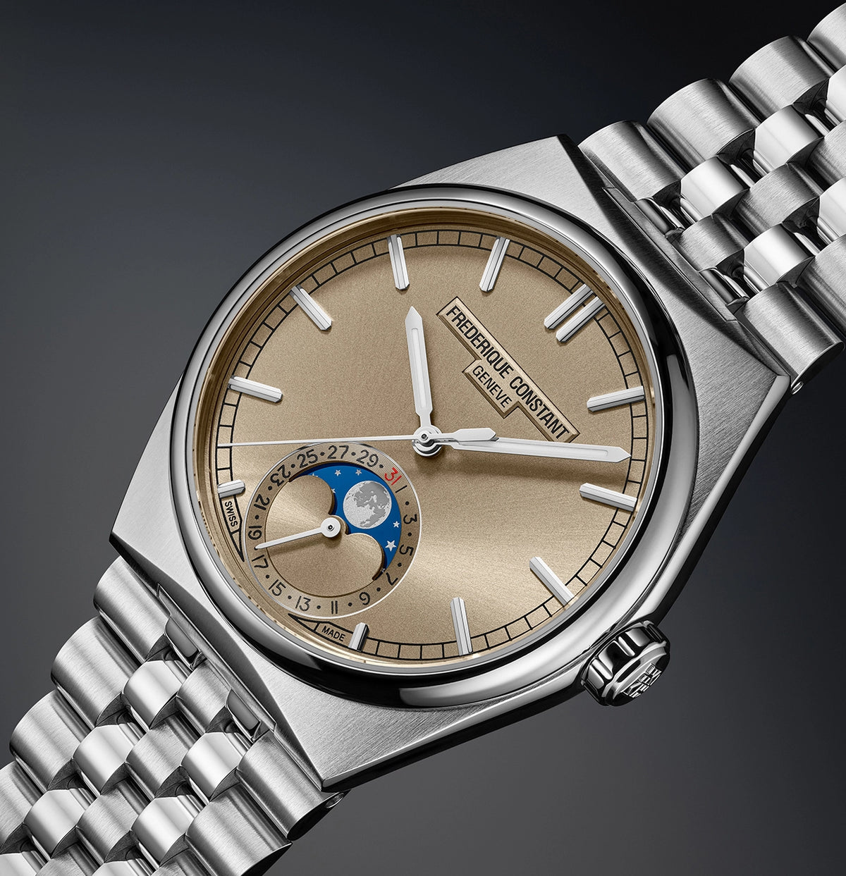 Highlife Moonphase Date Manufacture Automatico Pelle 39mm