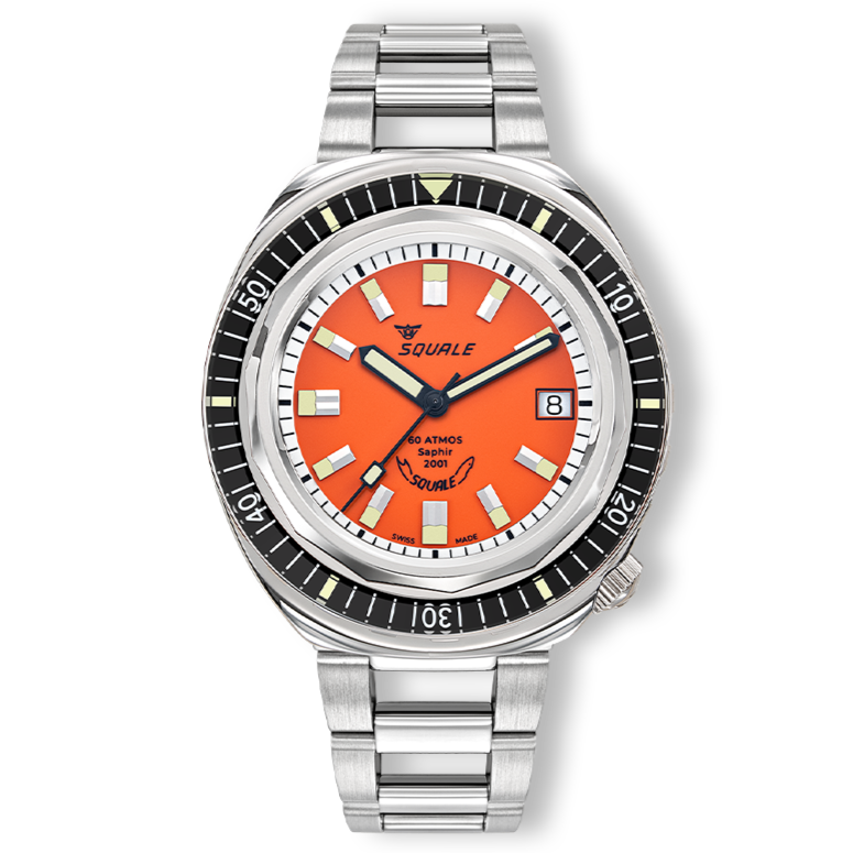 2001 Reverse Orange-Orologi-SQUALE-Gioielleria Granarelli