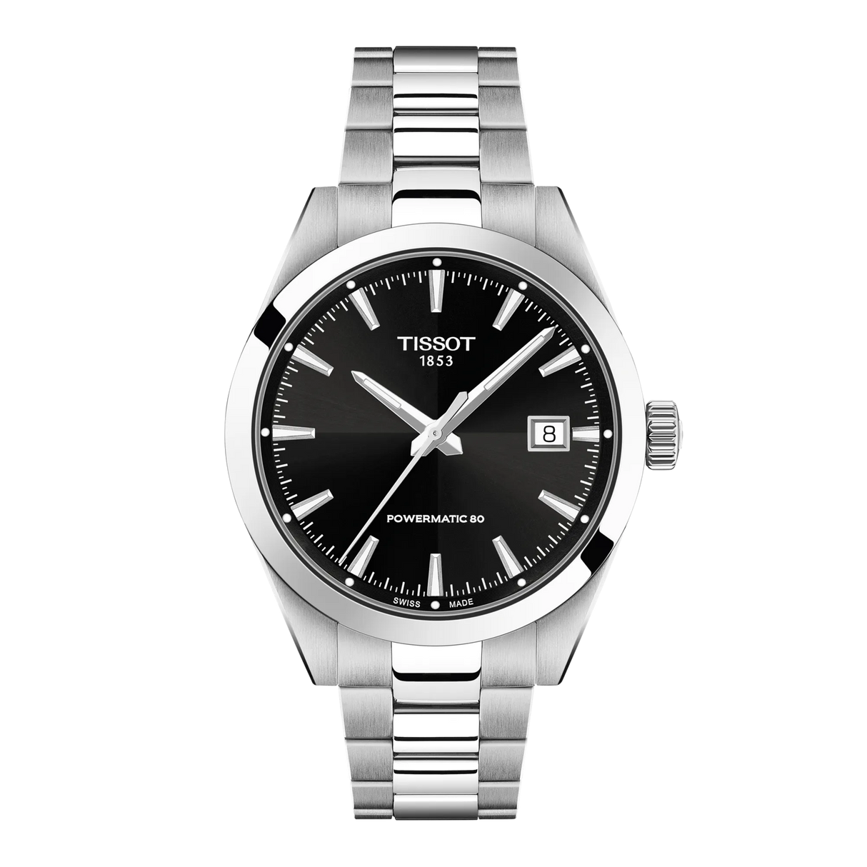 Gentleman Nero Acciaio 38mm