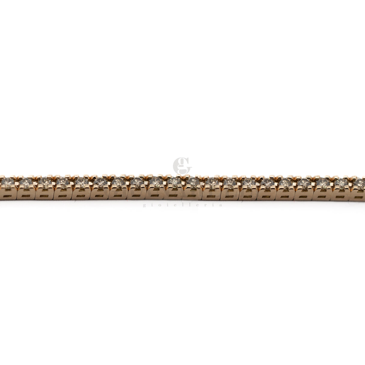 Bracciale Tennis di diamanti brown in Oro rosa-Bracciali-CRIVELLI-Gioielleria Granarelli