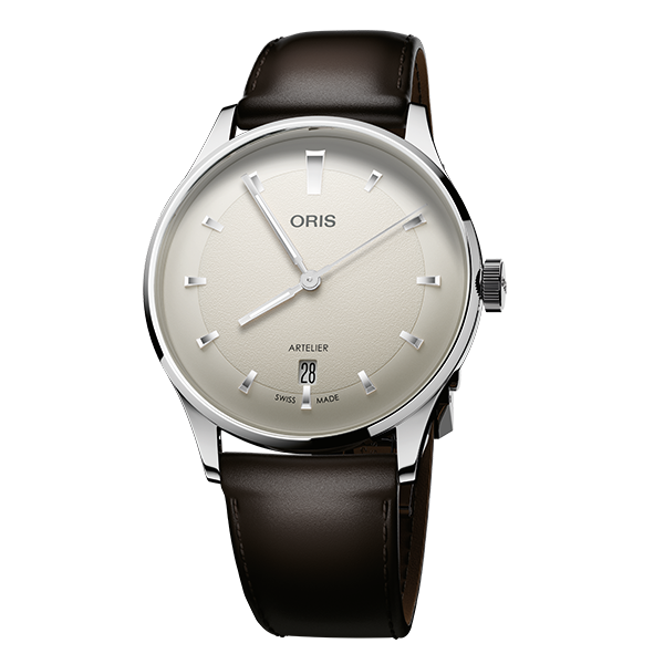 Artelier Date Automatico Bianco Pelle 38mm