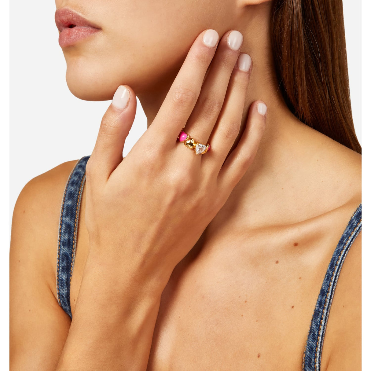 Anello Cuoricino Neon