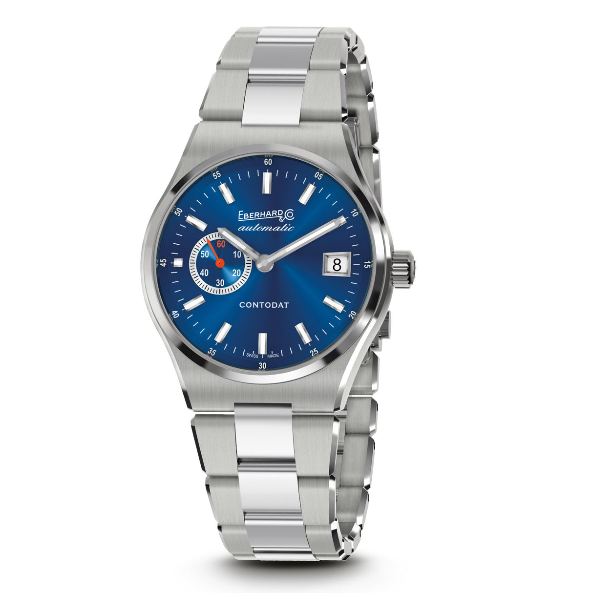 Contodat Automatico Acciaio Blu 39mm