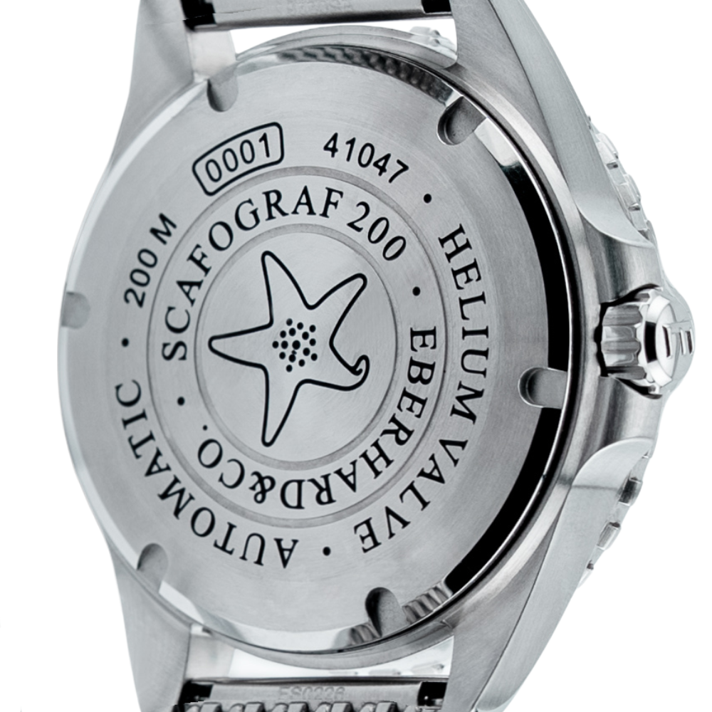 Scafograf 200 MCMLIX Blu Acciaio 39mm