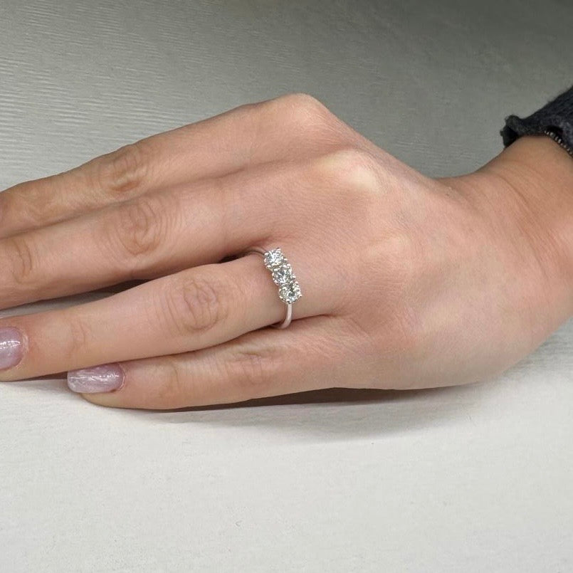 Trilogy Anniversary 0.75kt ring