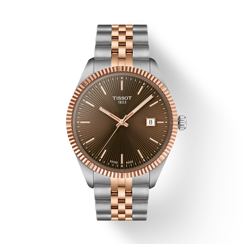 Ballade Marrone Acciaio e Oro Rosa 40mm