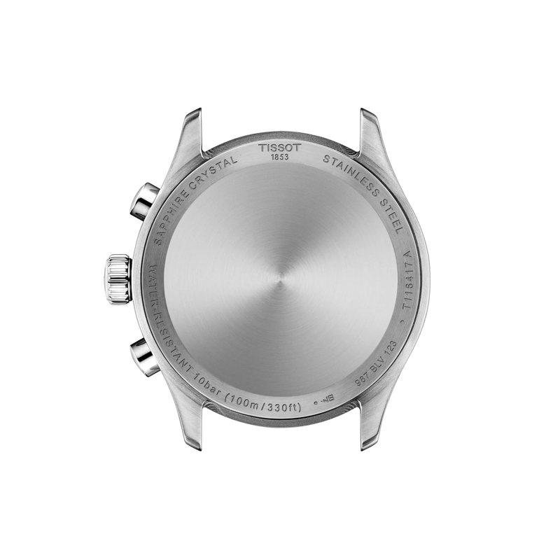 Chrono L Quarzo Nero Pelle Nera 42mm