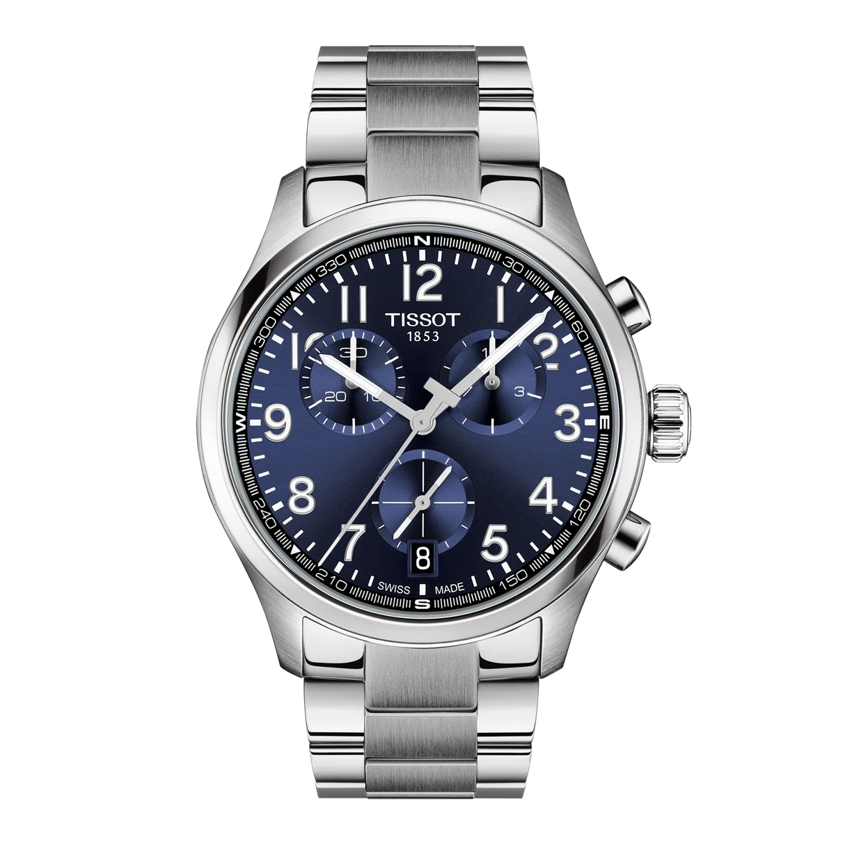 Chrono L Quarzo Blu Acciaio 42mm