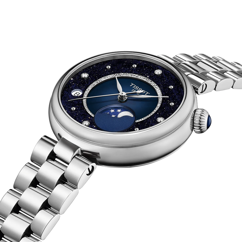 Tissot Desir 29,6mm Blu con Diamanti