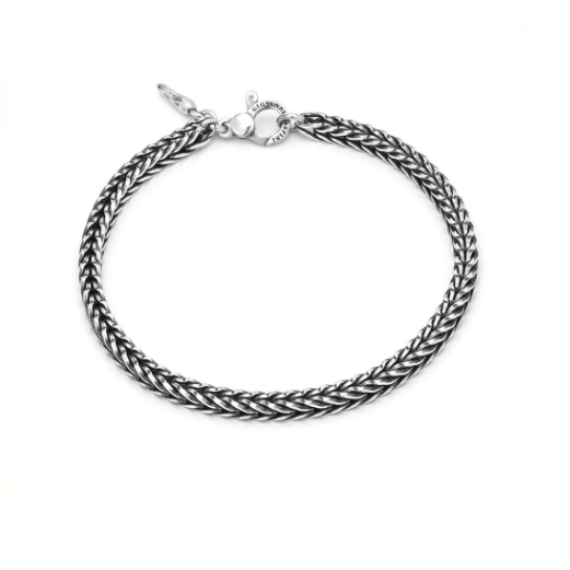 Bracciale Treccia Quadra cm. 21