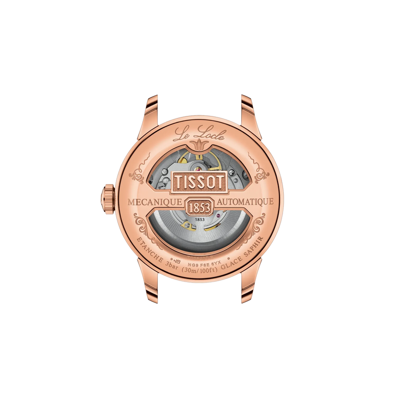 Le Locle Automatico Oro Rosa e Pelle 39,3mm