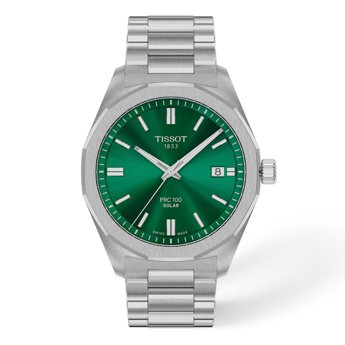 PRC 100 Solar Quarzo 39 mm Verde Acciaio