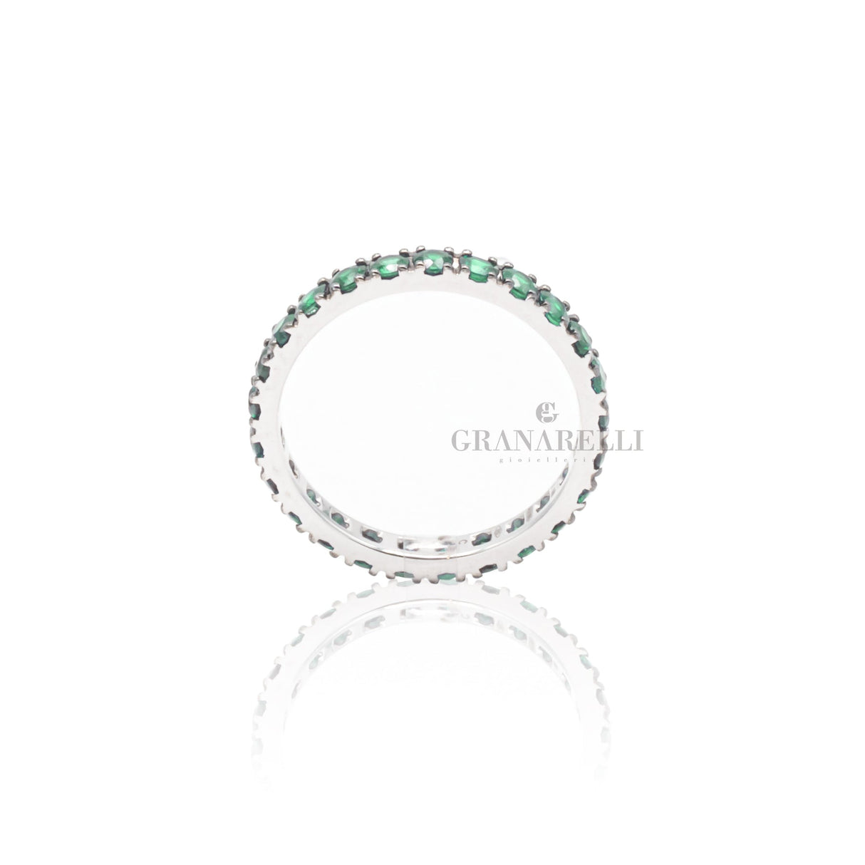 Anello Fedina Smeraldi 1.70kt in Oro Bianco-Anelli-CRIVELLI-13-Gioielleria Granarelli