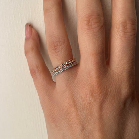 Anello Fedina con Diamanti 0.43kt in Oro Rosa-Anelli-GRANARELLI-13-Gioielleria Granarelli