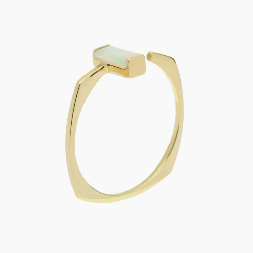 ARO C BAGUETTE OPALE ANELLO