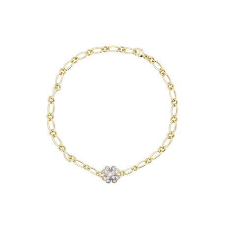 Bracciale Catena Cheval Quadrifoglio Small Pavè - Shapes-Bracciali-RUE DES MILLE-Gioielleria Granarelli