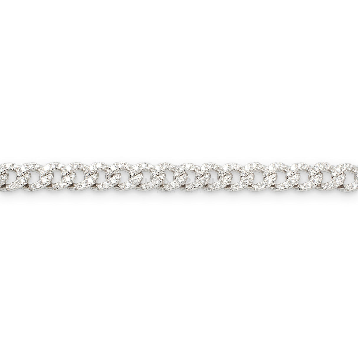 Bracciale Groumette Oro Bianco Diamanti 3.70kt-Bracciali-GRANARELLI-Gioielleria Granarelli