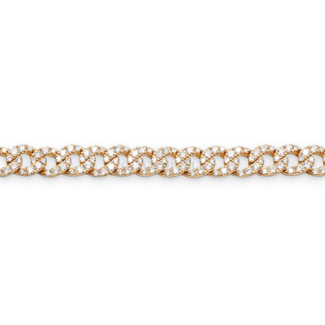 Bracciali Bracciale Groumette Oro Rosa e Diamanti CRIVELLI