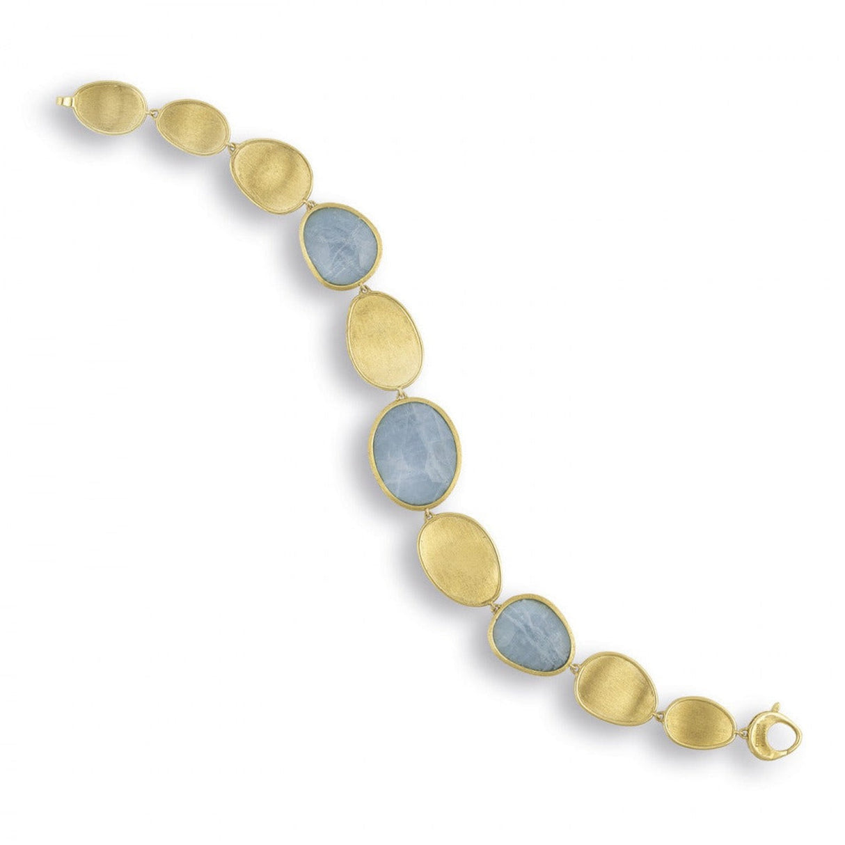 Bracciali Bracciale Lunaria In Oro giallo e Acquamarine BICEGO