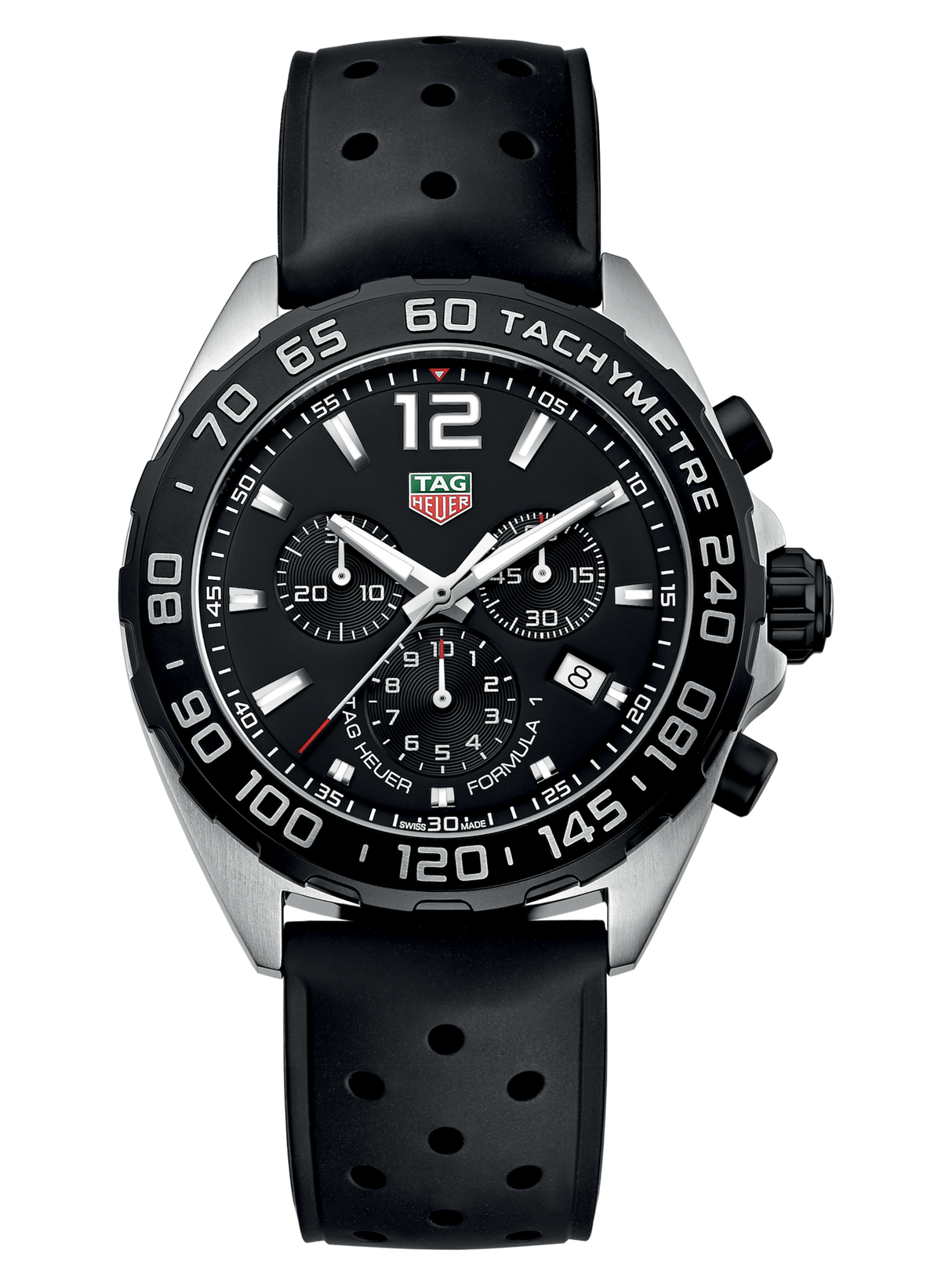 Formula 1 Quarzo Cronografo Nero 43mm Gomma