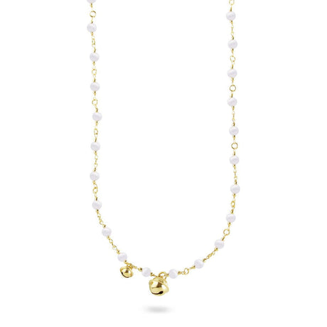 Collana Perle e doppio Campanello - Whiteside-Girocolli-RUE DES MILLE-Gioielleria Granarelli