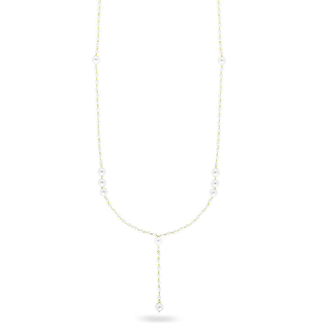 Collana Lunga Cravatta con perle - Whiteside-Girocolli-RUE DES MILLE-Gioielleria Granarelli