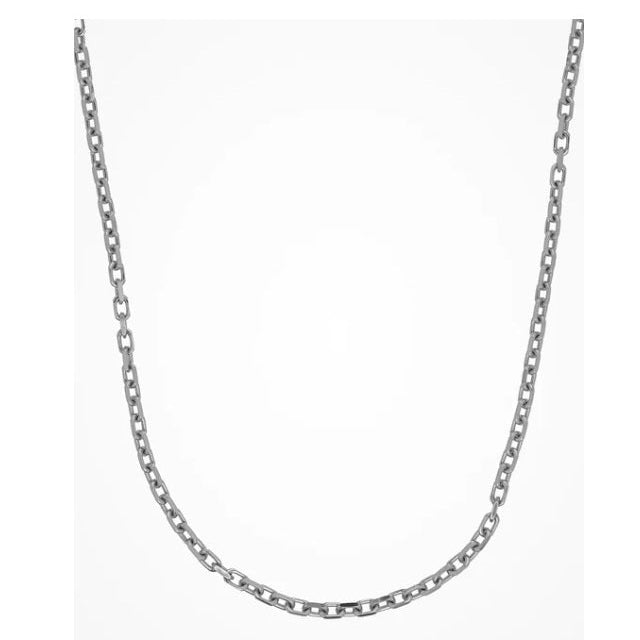 Collana in Argento Forzata Canna di Fucile