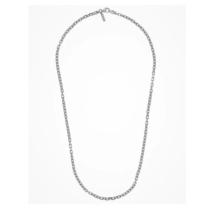 Collana in Argento Forzata Canna di Fucile