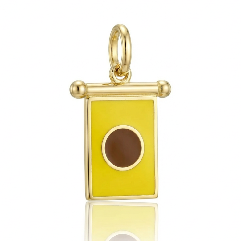 Ciondolo Bandierina Marinara Oro Giallo 9kt