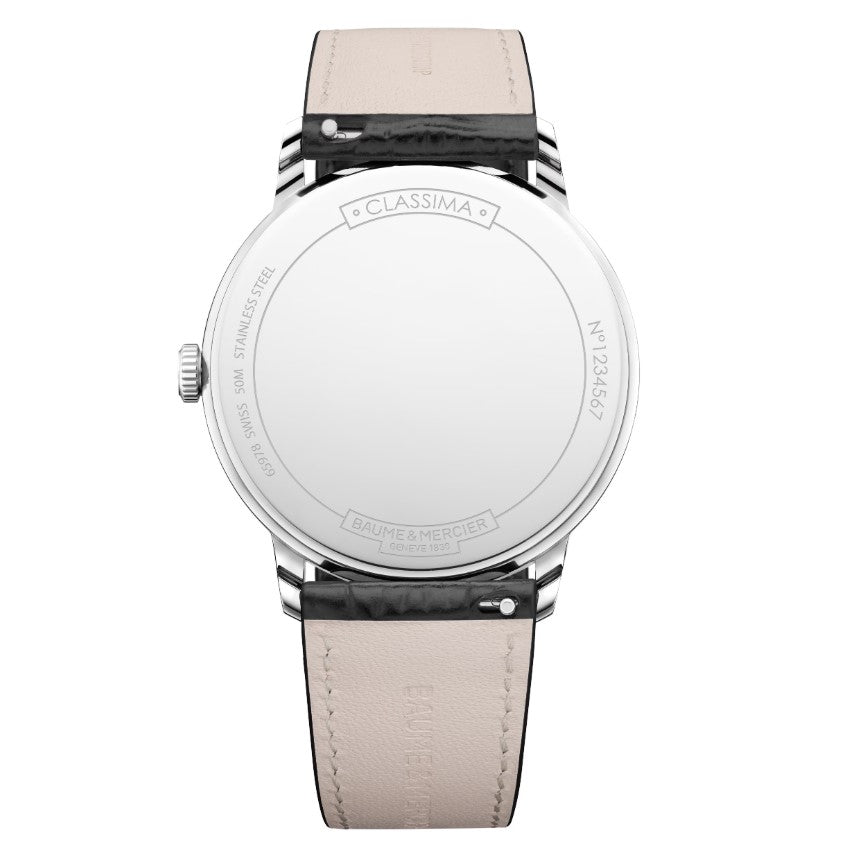 Classima 10881 Quarzo Nero Pelle 40mm