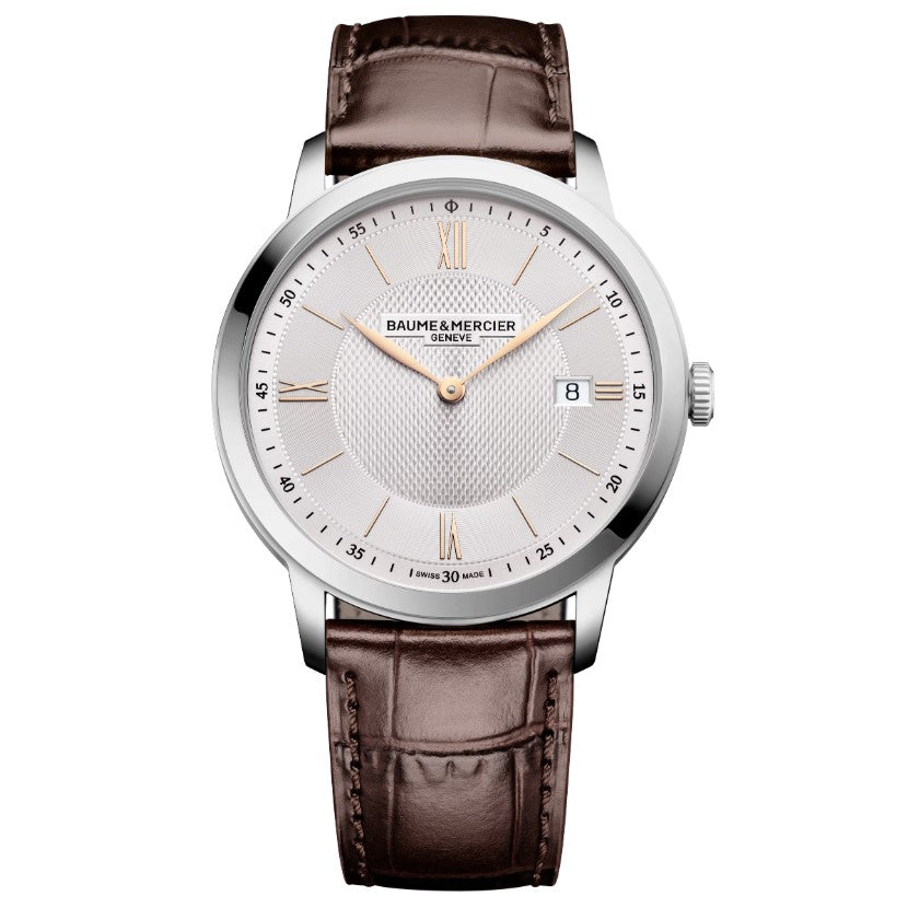 Classima Quarzo Bianco Pelle 40mm 10882