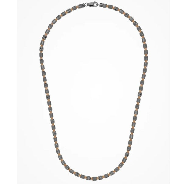 Collana in Argento Rosa Barrel Pioneer Canna di Fucile