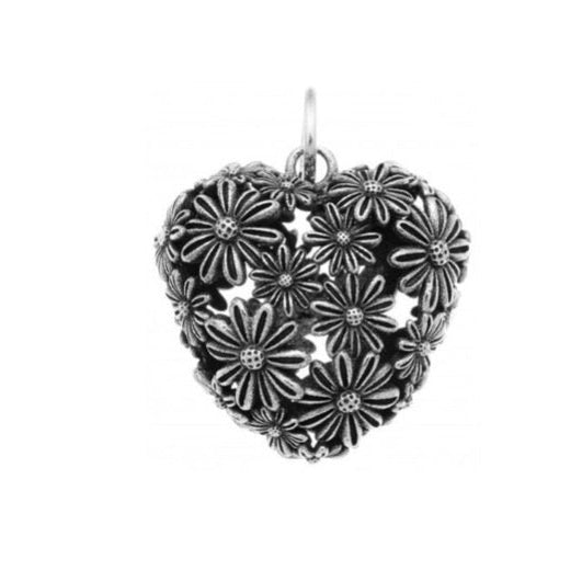 Charm Cuore di Margherite Grande