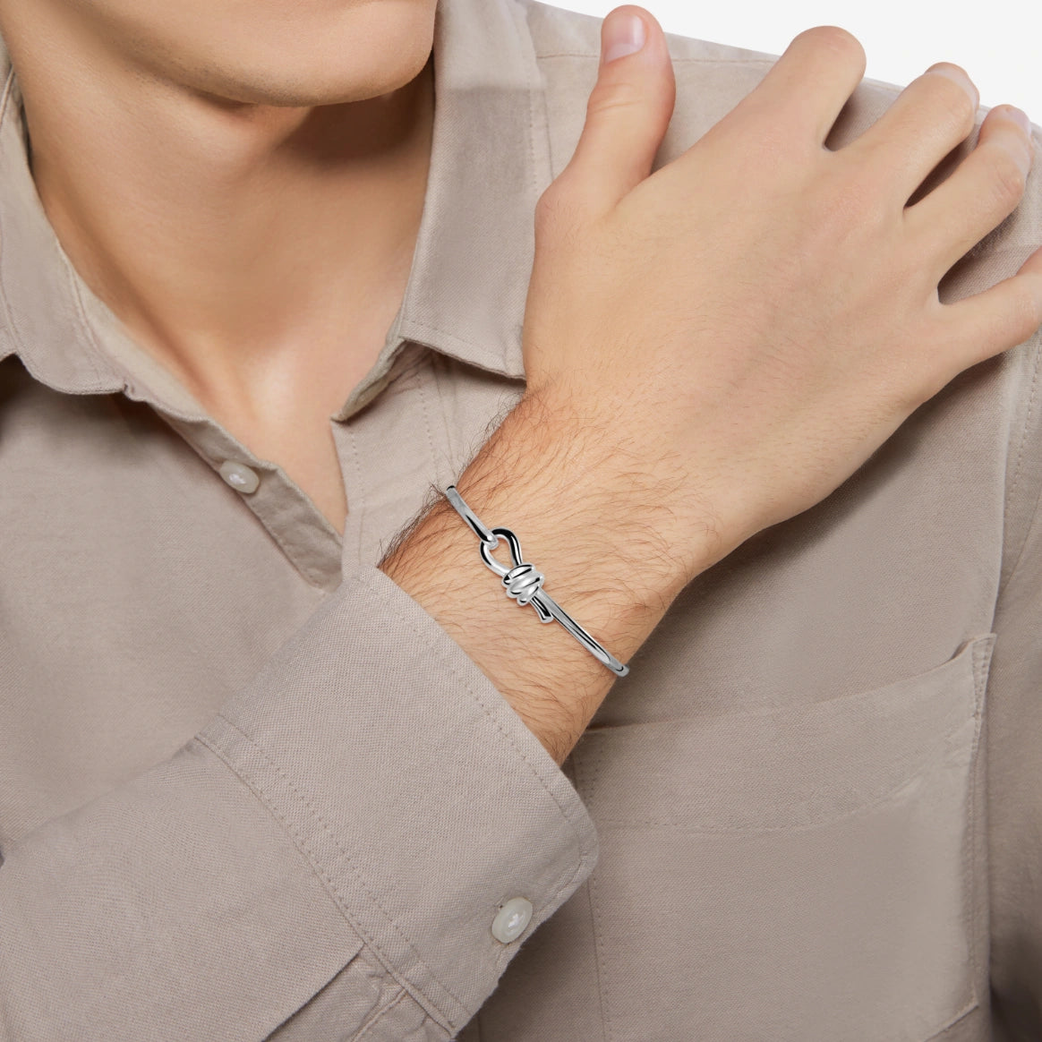 Braunes Armband mit braunen Diamanten