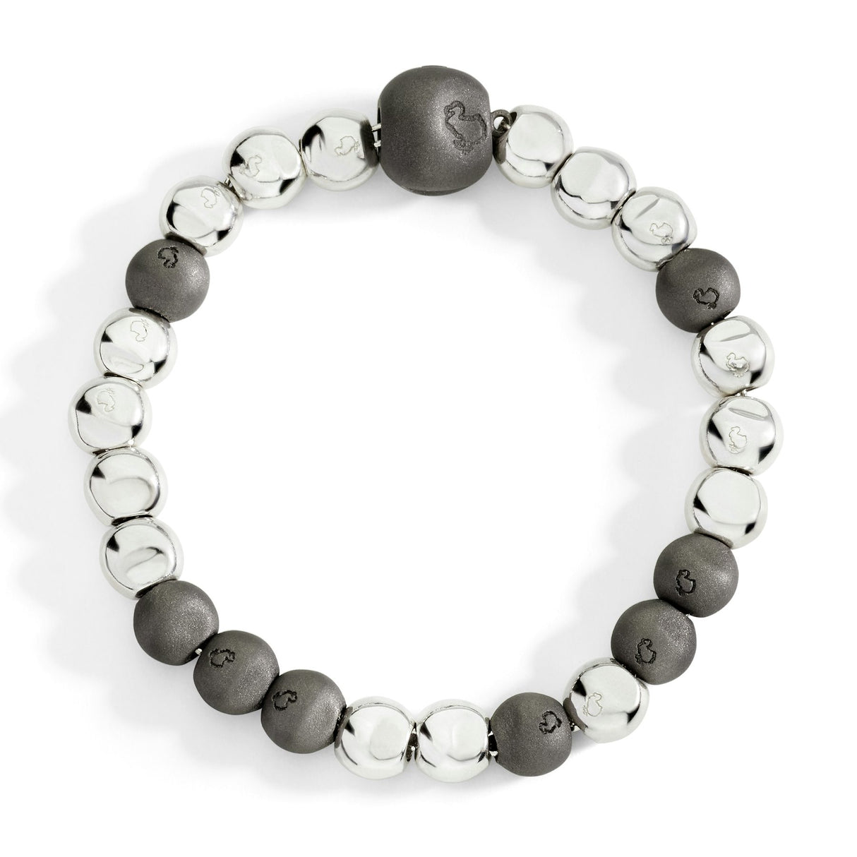 Bracciale DoDo Pepita Argento e Titanio