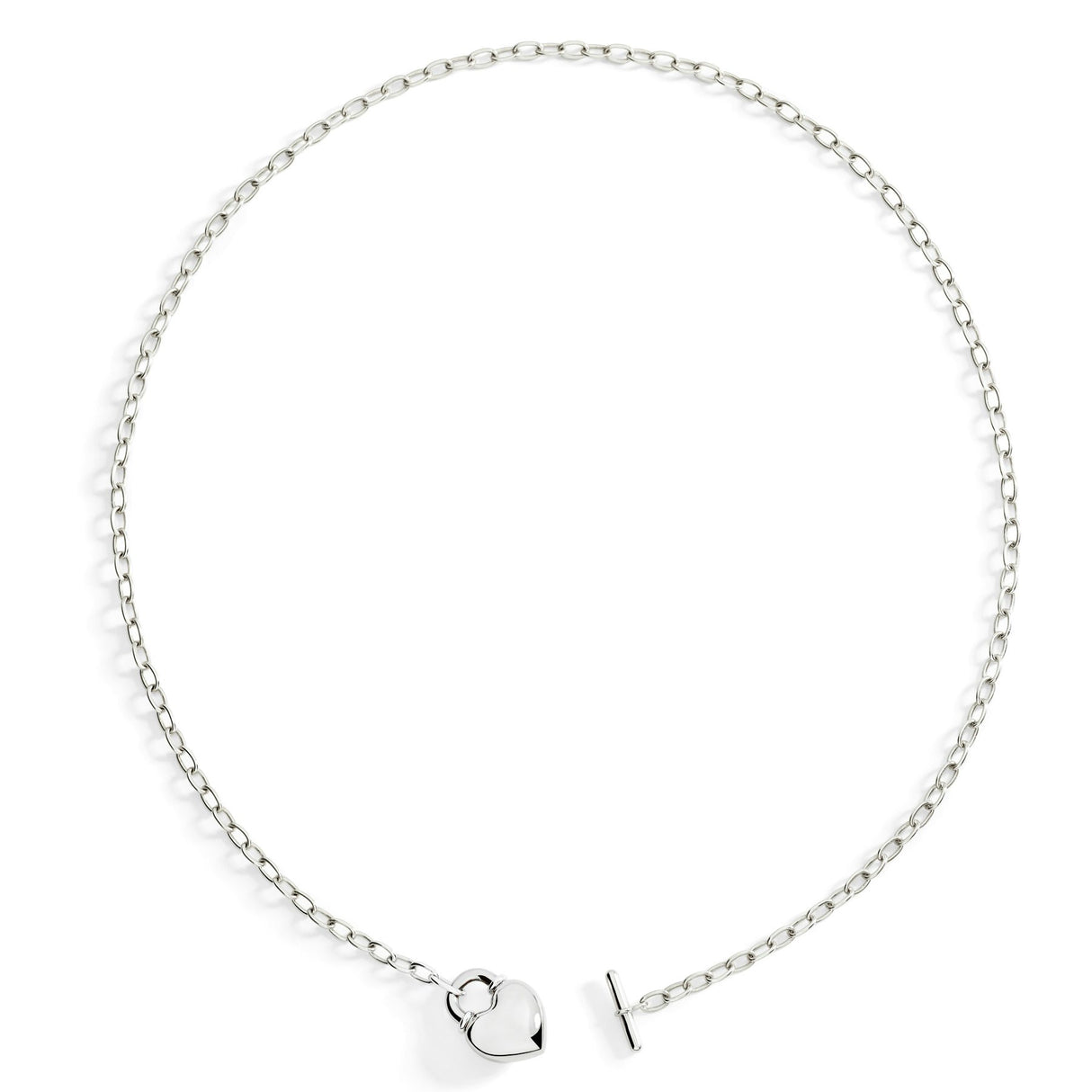 Collana DoDo Cuore in Argento T-Bar