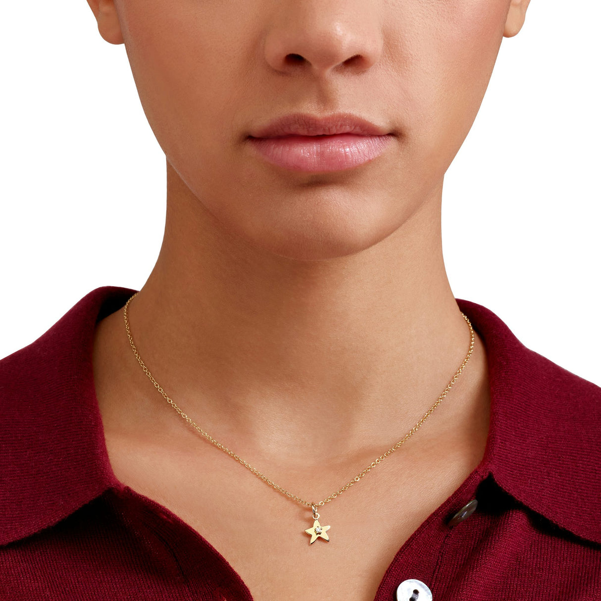 Charm DoDo Stella Oro Giallo e Diamante