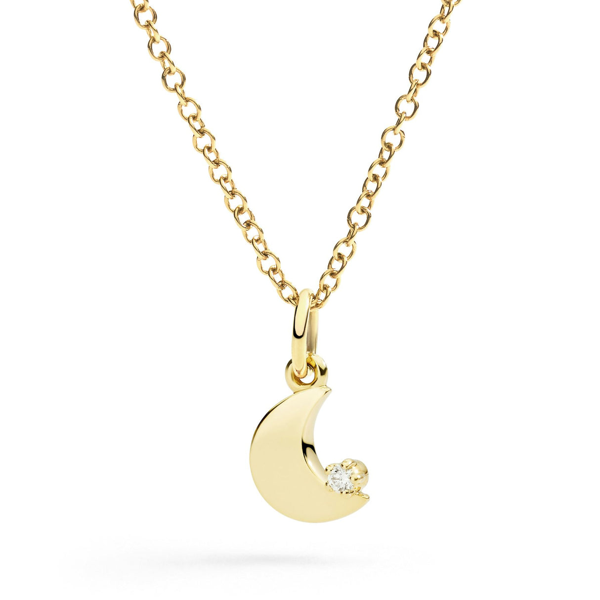 Charm DoDo Luna Oro Giallo e Diamante