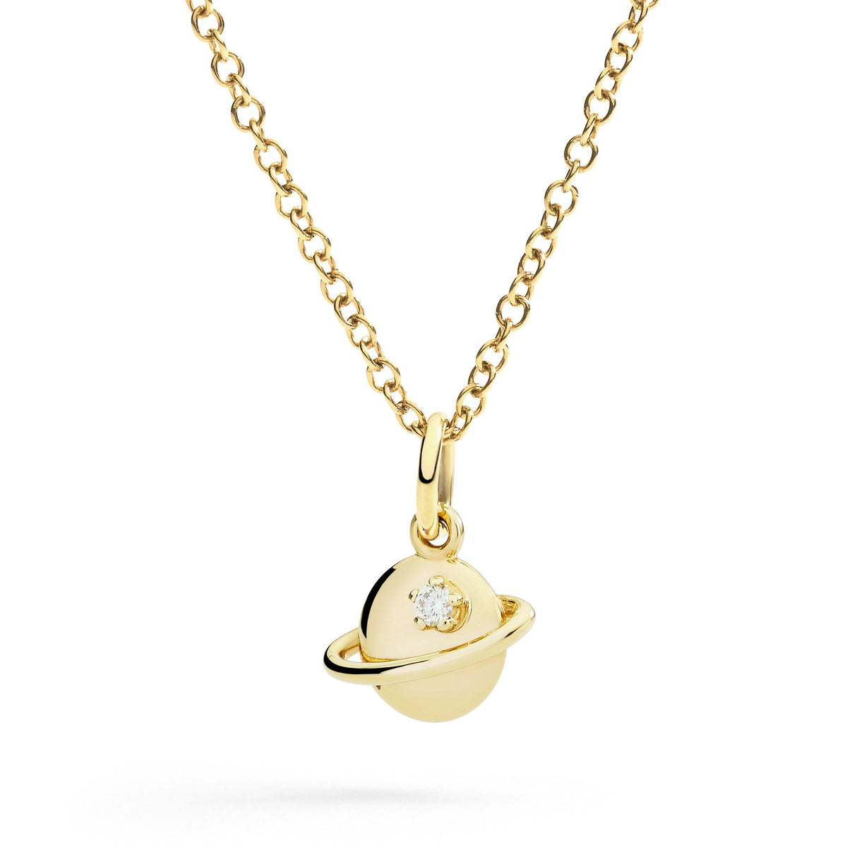Charm DoDo Pianeta Oro Giallo e Diamante
