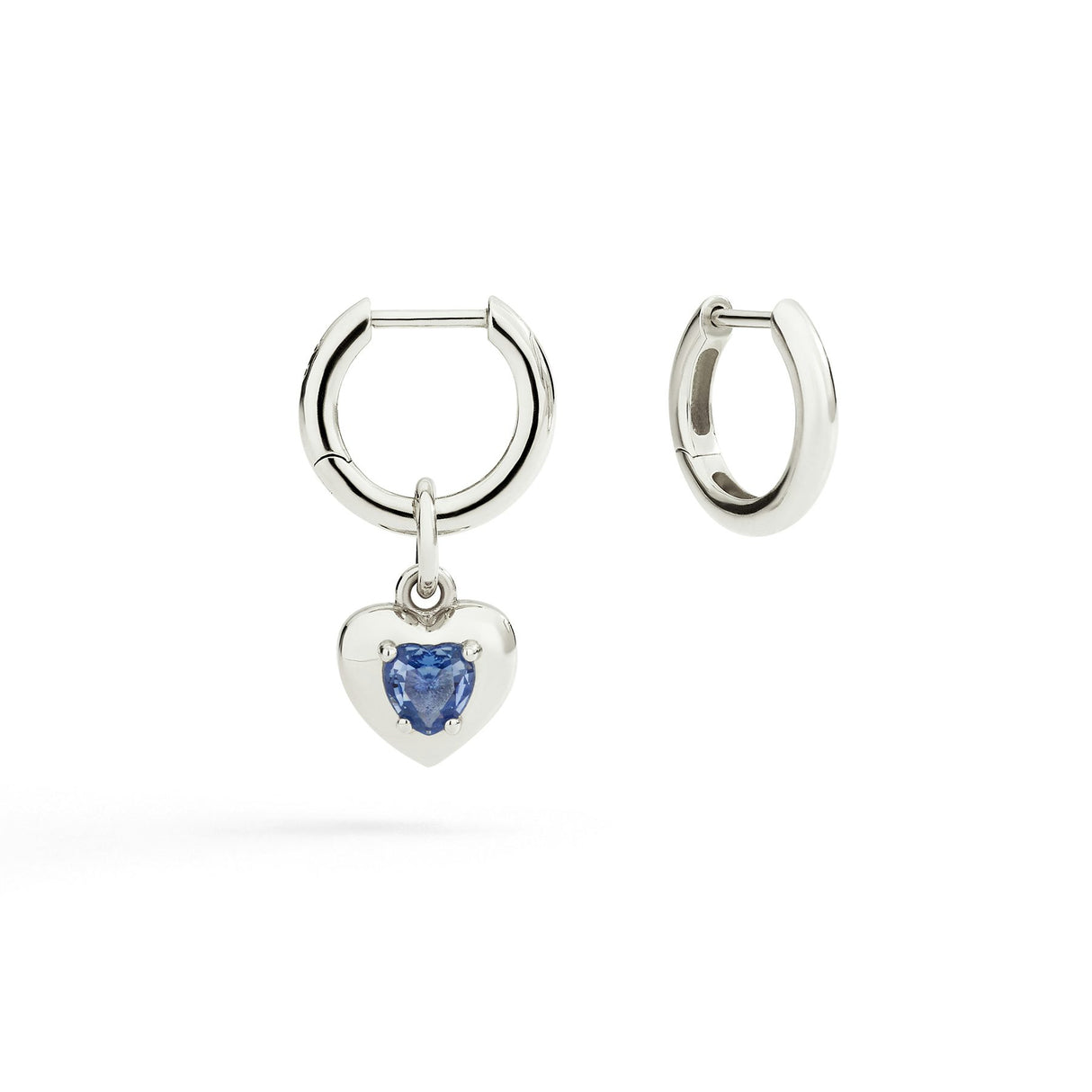 Charm DoDo Cuore Argento e Zaffiro