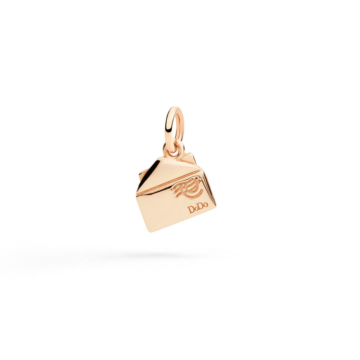 Charm DoDo Lettera Oro Rosa e Diamante