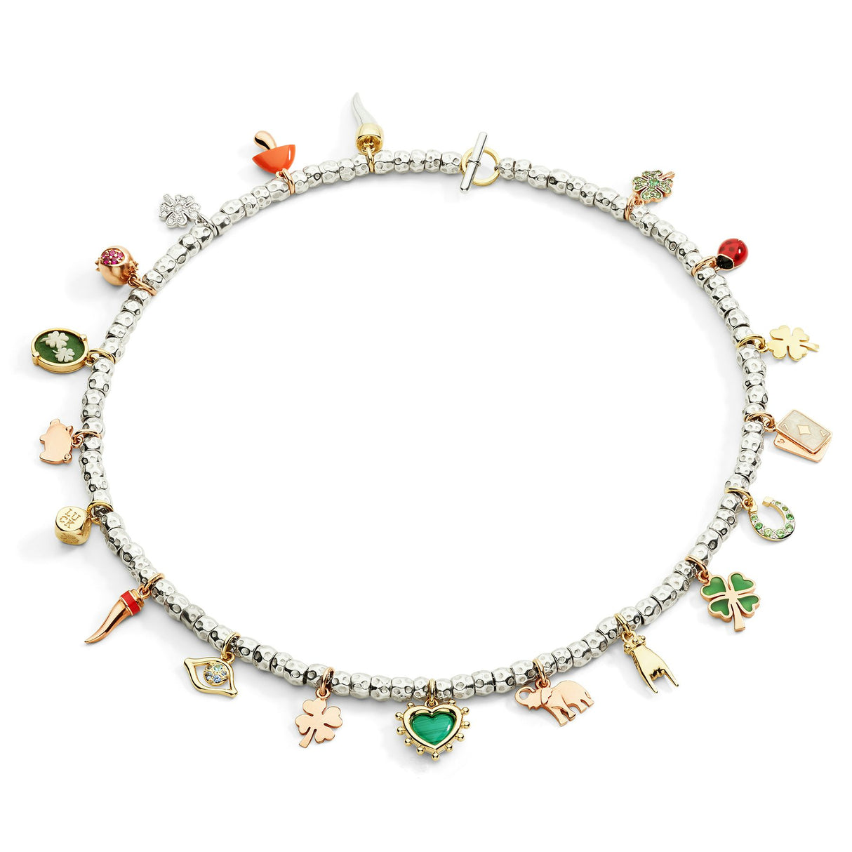 Charm DoDo Mano con Corna in Oro Giallo